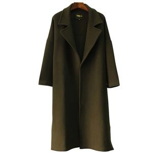 Military Green/ army green/ Oliver green Long Coat